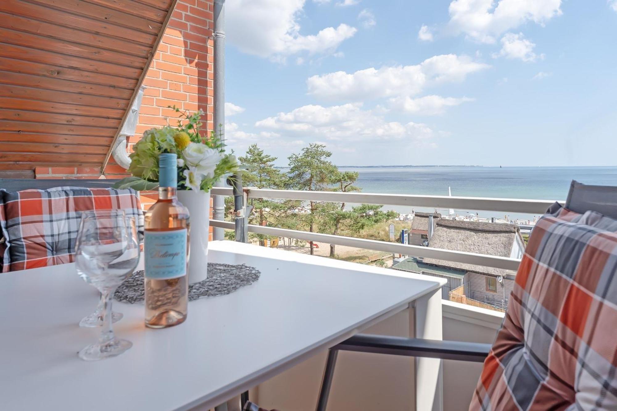 Strandburg Ostseeblick Scharbeutz Esterno foto